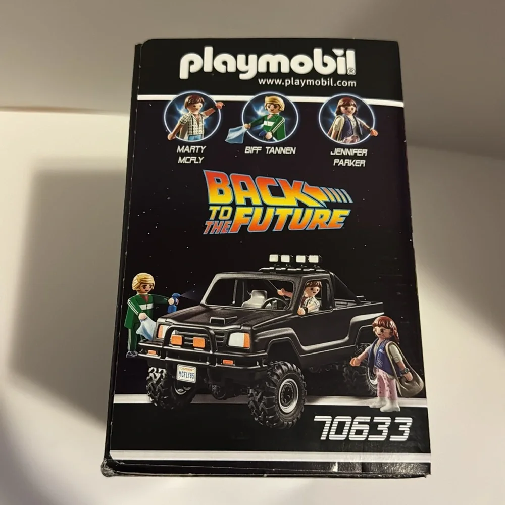 PLAYMOBIL Back to The Future 1985 70633 35 pc Marty Mcfly truck NIB